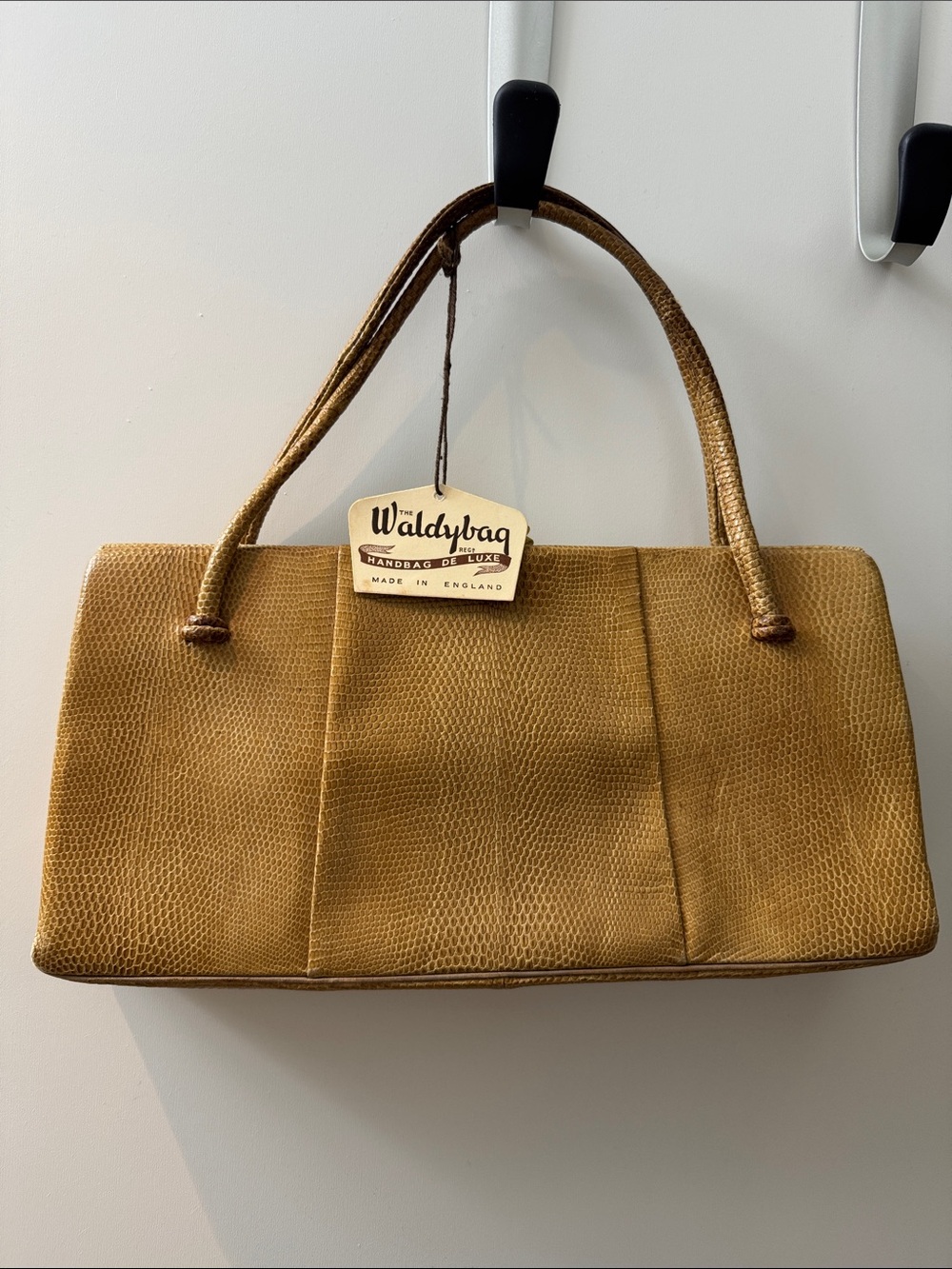Waldybag Snakeskin Leather Handbag